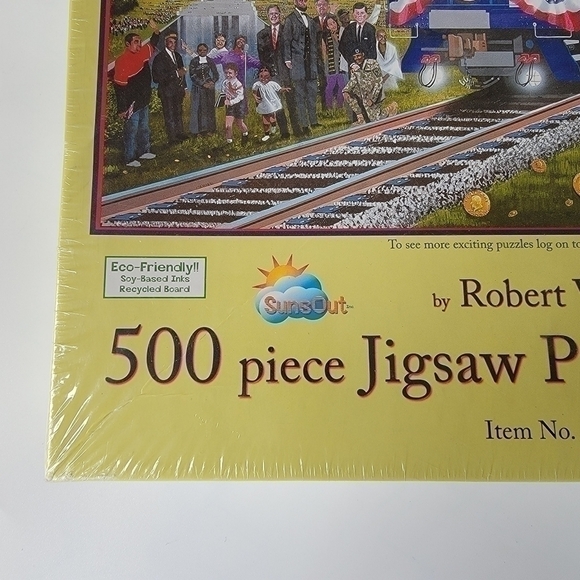 A Long Hard Journey by Rober West 500 Piece Puzzle - Picture 2 of 6